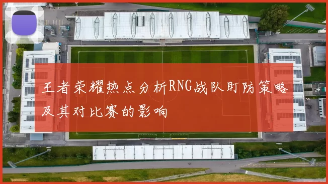 王者荣耀热点分析RNG战队盯防策略及其对比赛的影响