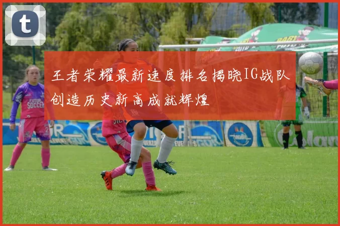 王者荣耀最新速度排名揭晓IG战队创造历史新高成就辉煌